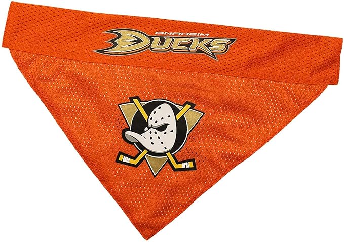 Anaheim Ducks Reversible Bandana Pets First - Sports Collectibles, Sports Memorabilia, Sports Fan Shop, Sports Gifts