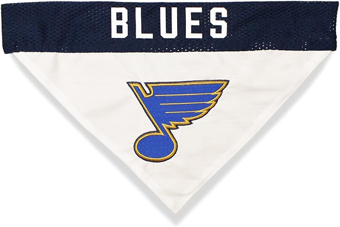 St. Louis Blues Reversible Bandana Pets First - Sports Collectibles, Sports Memorabilia, Sports Fan Shop, Sports Gifts
