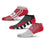 For Bare Feet NFL KANSAS CITY CHIEFS Stripe Stack 3 Pack Ankle Sock Team Colors Large - Sports Gifts, Sports Memorabilia, Sports Collectibles, Fan Shop