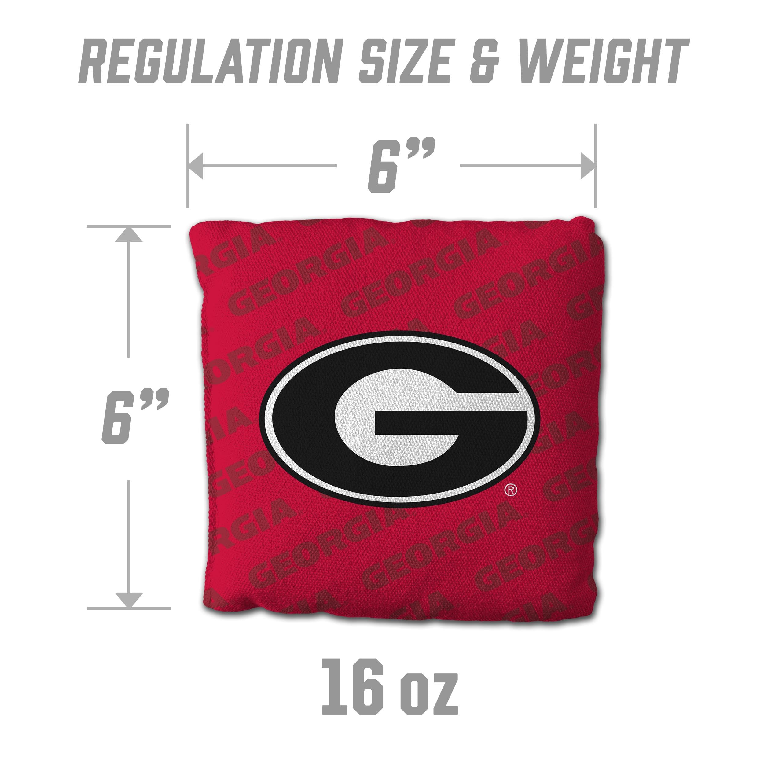 YouTheFan NCAA Georgia Bulldogs - Cornhole Bags - 4PK - Red - Sports Collectibles, Sports Memorabilia, Sports Fan Shop, Sports Gifts