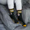 For Bare Feet NFL Youth 4 Stripe Deuce Crew Sock, Pittsburgh Steelers, One Size - Sports Gifts, Sports Memorabilia, Sports Collectibles, Fan Shop