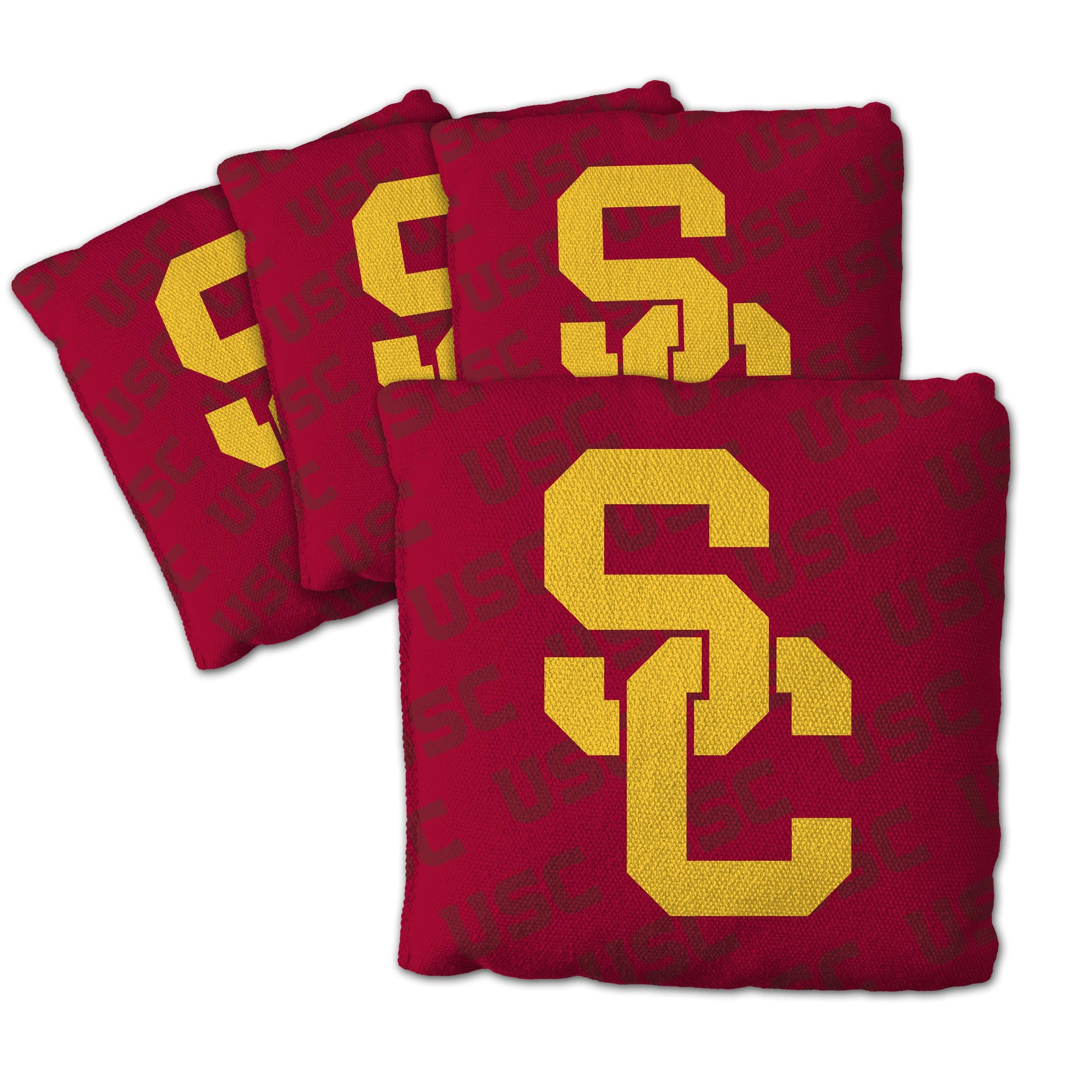 YouTheFan NCAA USC Trojans Cornhole Bags - 4PK - Red - Sports Collectibles, Sports Memorabilia, Sports Fan Shop, Sports Gifts