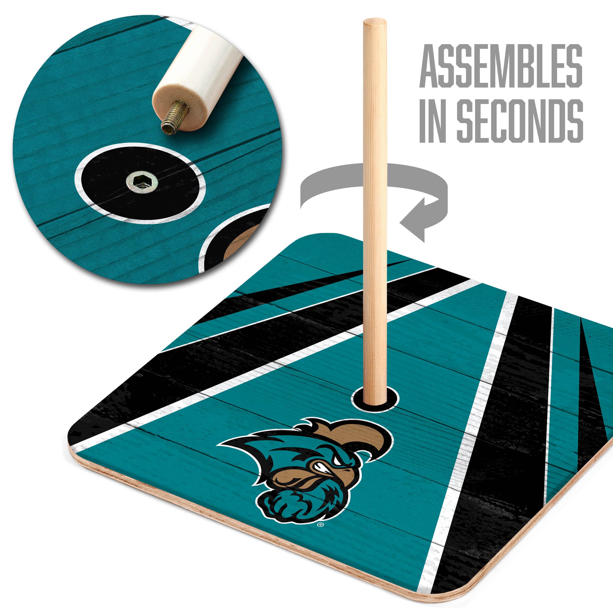 YouTheFan NCAA Coastal Carolina Horseshoe Bags - Sports Collectibles, Sports Memorabilia, Sports Fan Shop, Sports Gifts