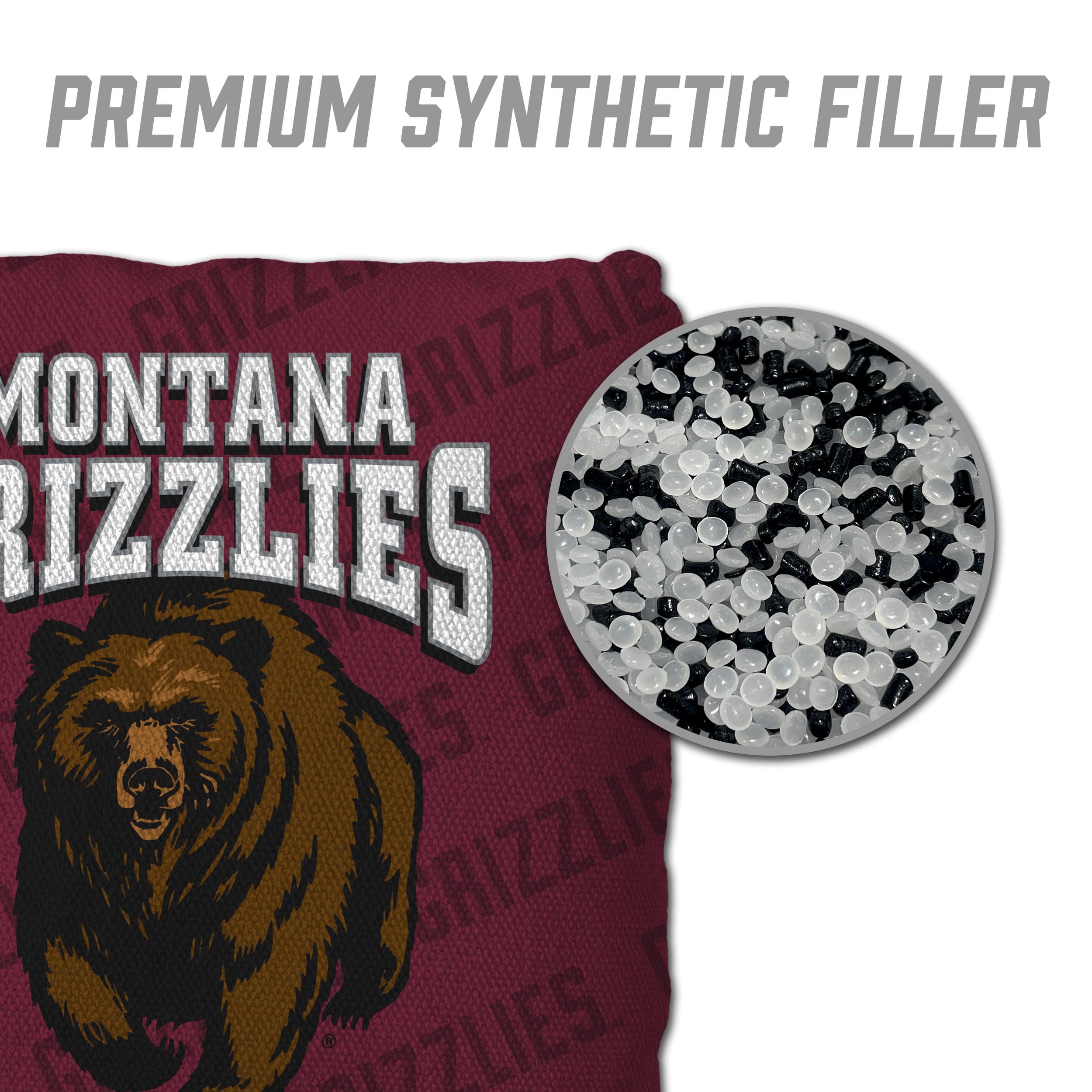 YouTheFan NCAA Montana Grizzlies Cornhole Bags - 4PK - Maroon - Sports Collectibles, Sports Memorabilia, Sports Fan Shop, Sports Gifts