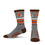 For Bare Feet Mens NFL Cleveland Browns 5 Star Crew Sock Marble Grey Large - Sports Gifts, Sports Memorabilia, Sports Collectibles, Fan Shop