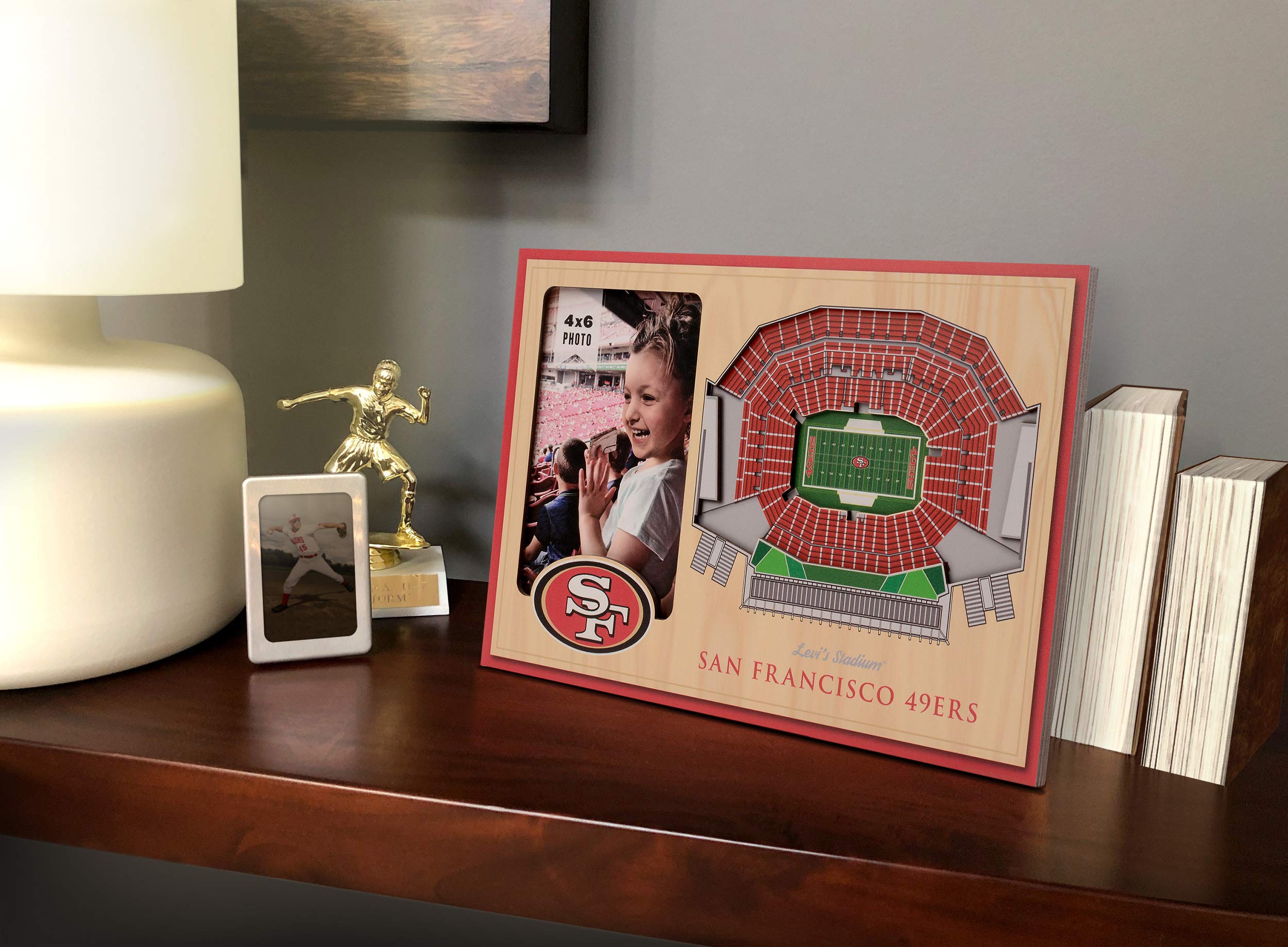 YouTheFan NFL San Francisco 49ers 3D StadiumViews Picture Frame - Sports Collectibles, Sports Memorabilia, Sports Fan Shop, Sports Gifts