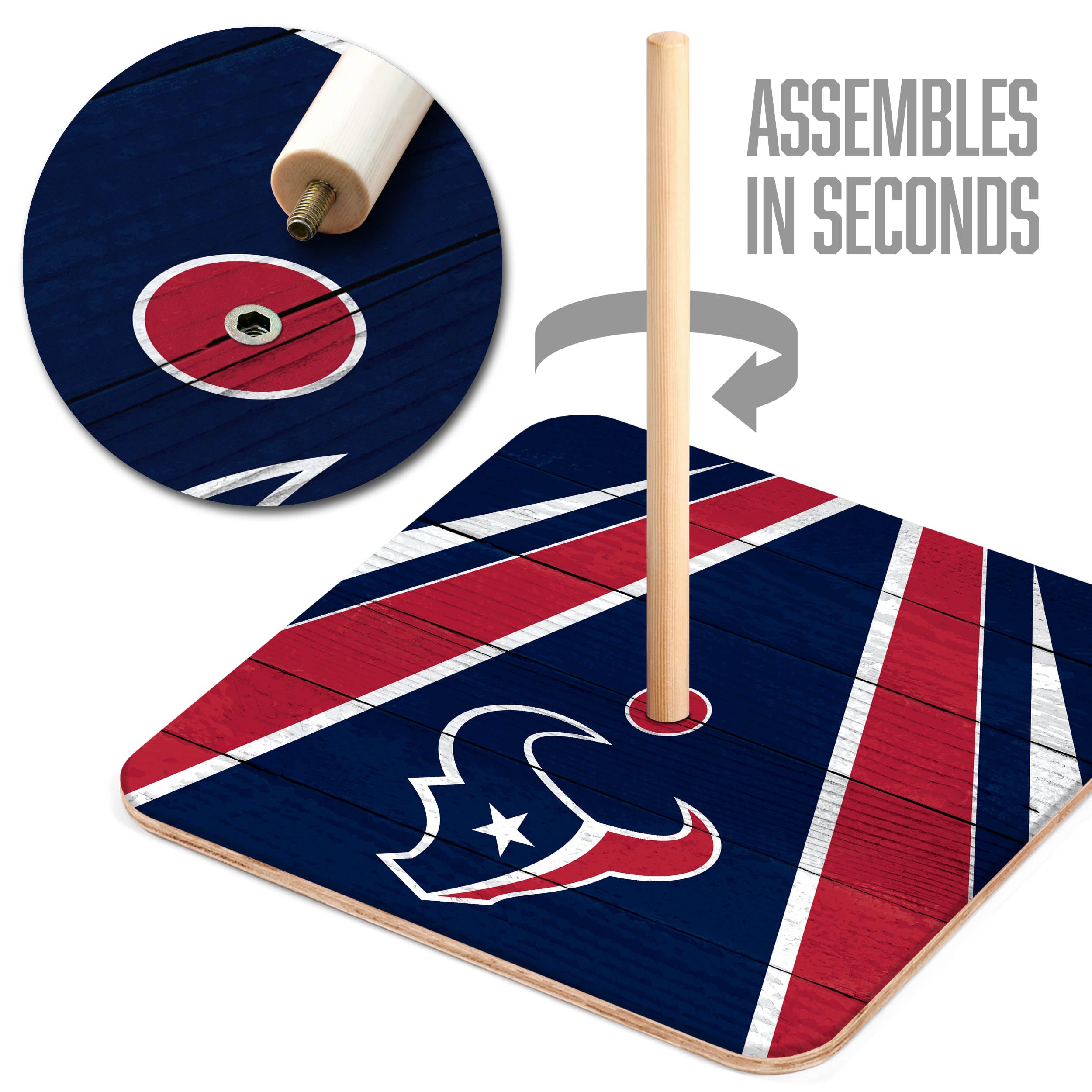 YouTheFan NFL Houston Texans Horseshoe Bags Game - Sports Collectibles, Sports Memorabilia, Sports Fan Shop, Sports Gifts