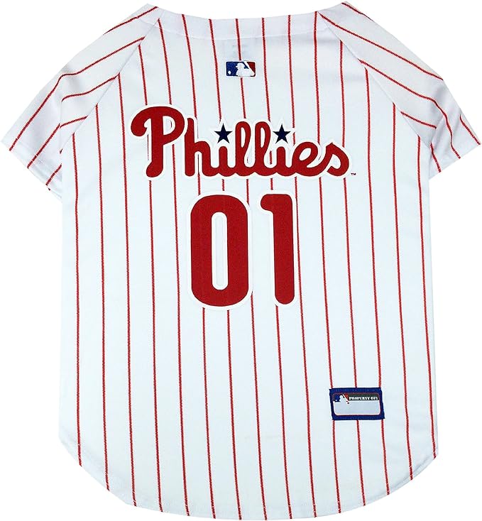 Philadelphia Phillies Pet Jersey - Sports Collectibles, Sports Memorabilia, Sports Fan Shop, Sports Gifts