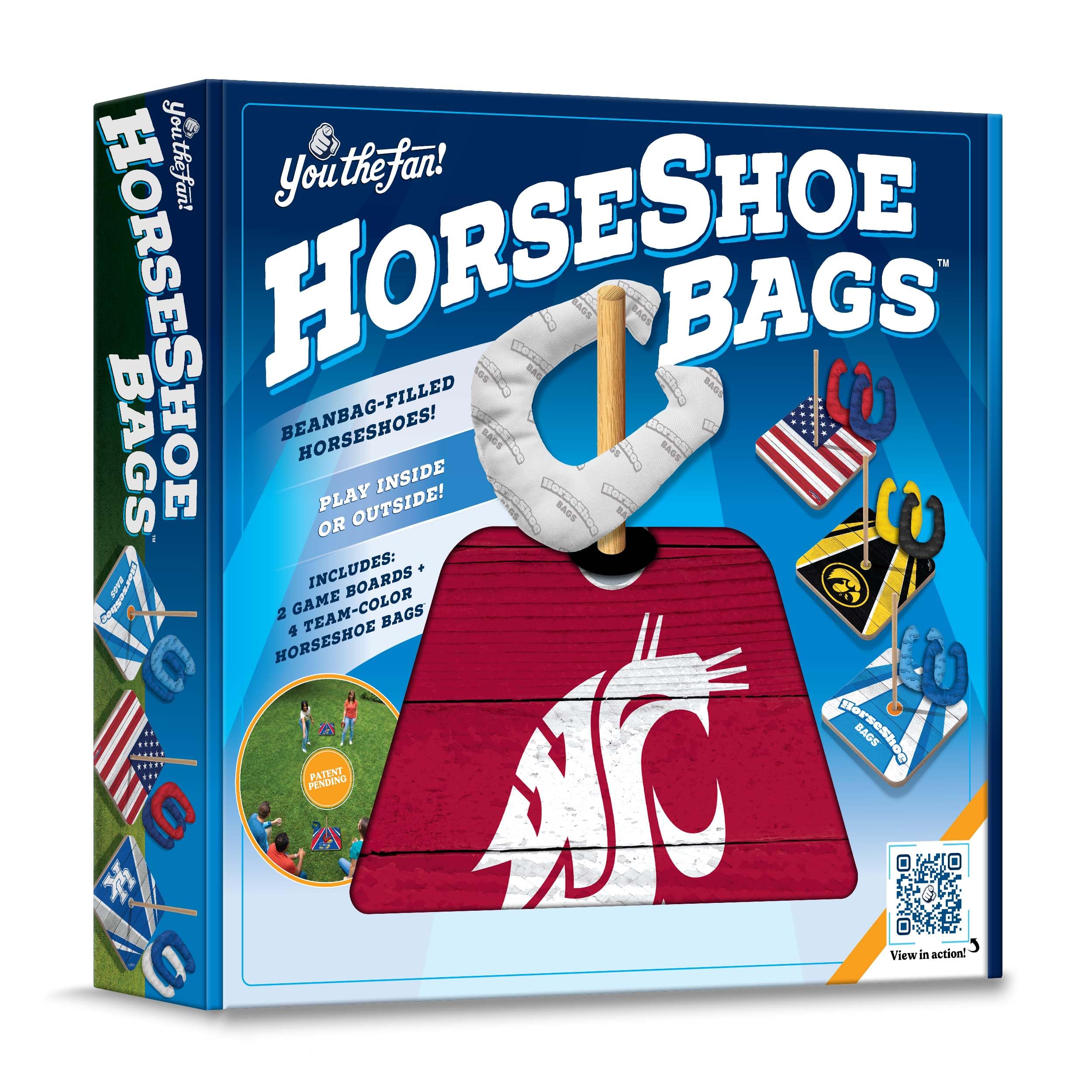 YouTheFan NCAA Washington State Cougars Horseshoe Bags - Sports Collectibles, Sports Memorabilia, Sports Fan Shop, Sports Gifts