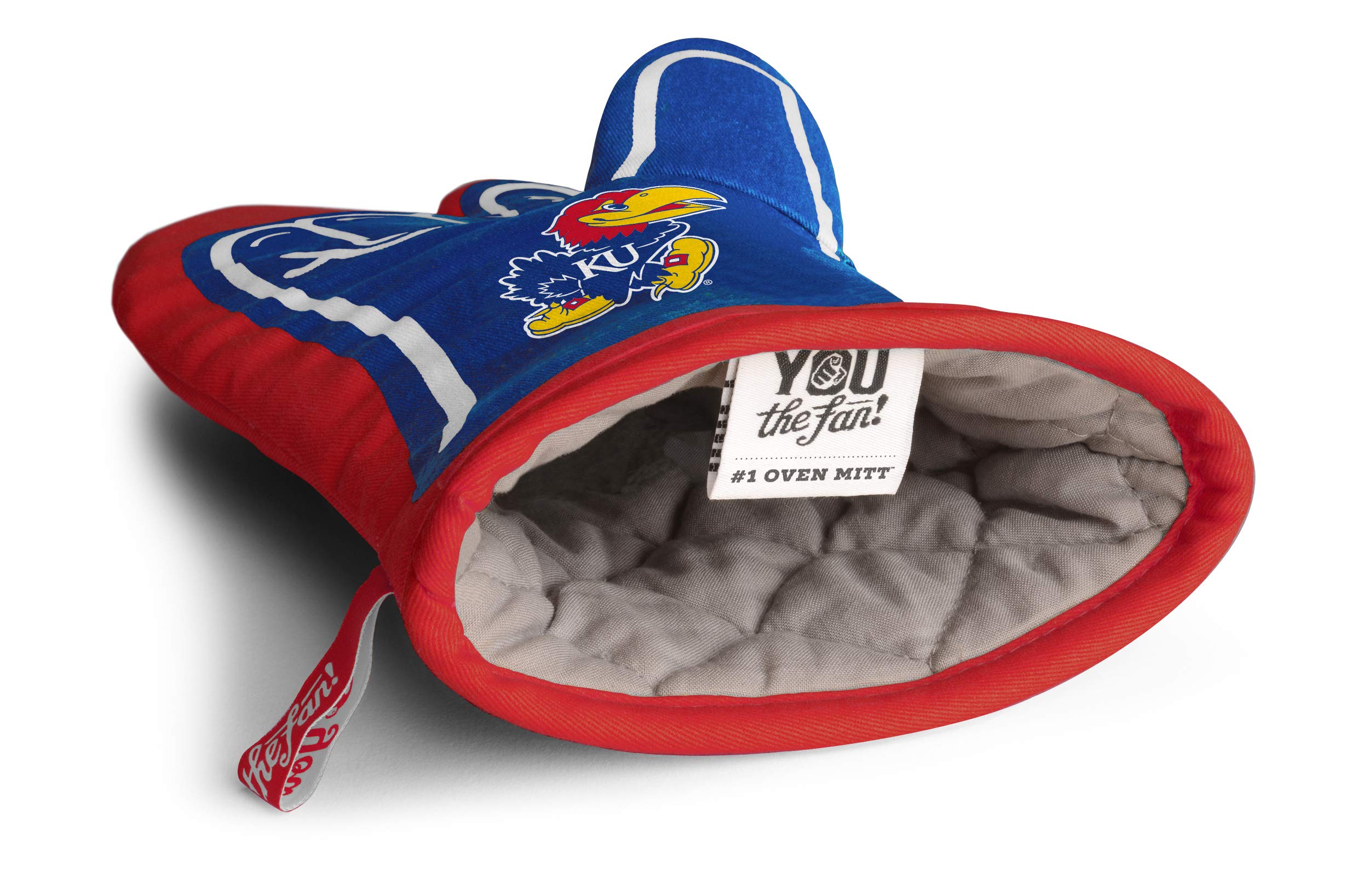 YouTheFan NCAA Kansas Jayhawks #1 Oven Mitt - Sports Collectibles, Sports Memorabilia, Sports Fan Shop, Sports Gifts