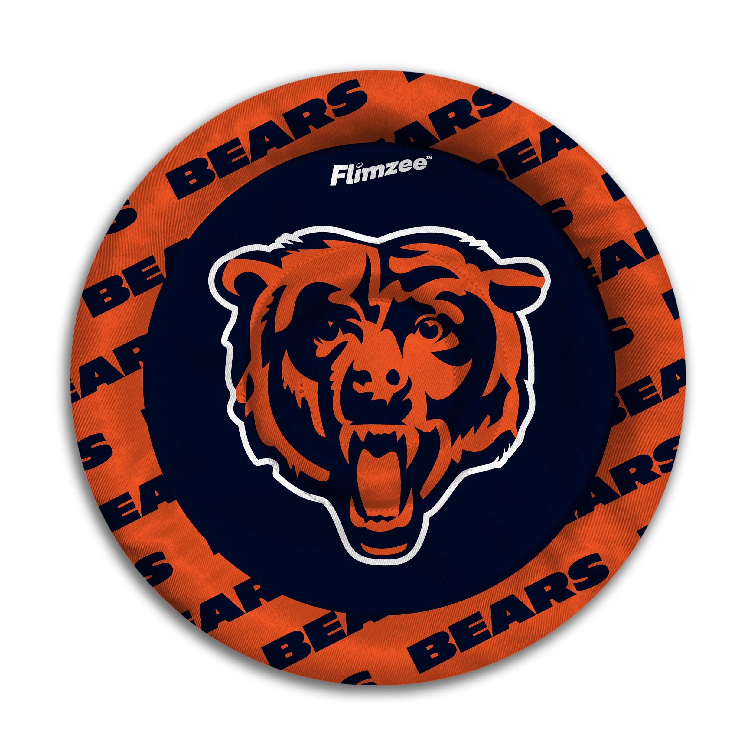 YouTheFan NFL Chicago Bears Flimzee Bean-Bag Flying Disc - Sports Collectibles, Sports Memorabilia, Sports Fan Shop, Sports Gifts