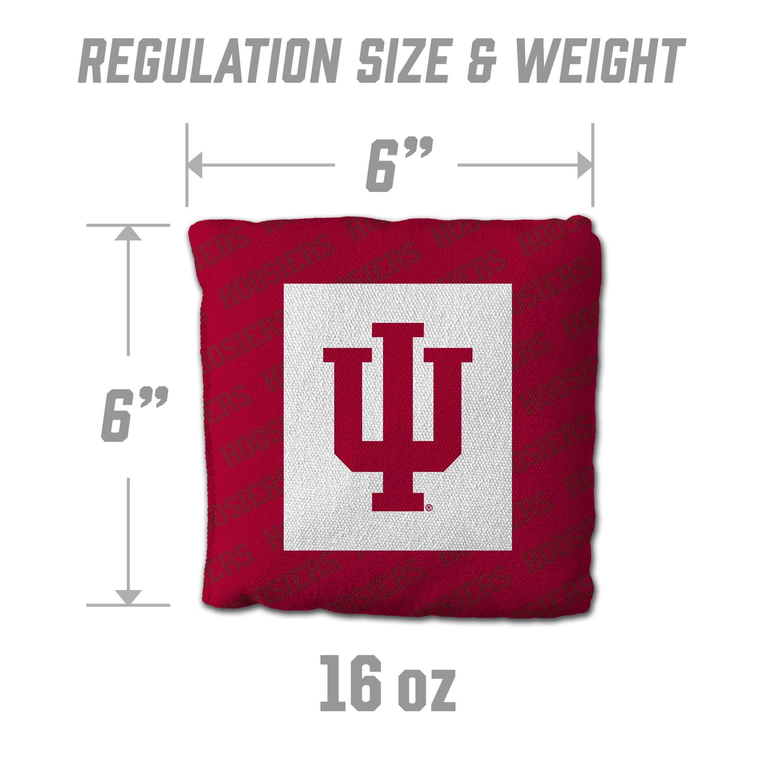 YouTheFan NCAA Indiana Hoosiers Cornhole Bags - 4PK - Red - Sports Collectibles, Sports Memorabilia, Sports Fan Shop, Sports Gifts