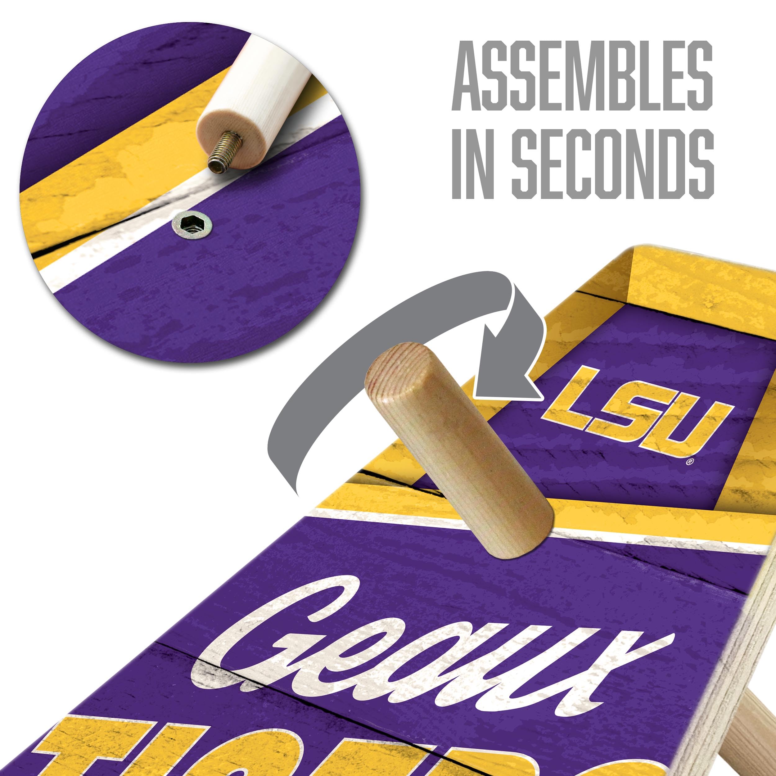 YouTheFan NCAA LSU Tigers RingBag - Sports Collectibles, Sports Memorabilia, Sports Fan Shop, Sports Gifts