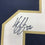 Framed Autographed/Signed Harrison Smith 35x39 Notre Dame Blue College Football Jersey JSA COA