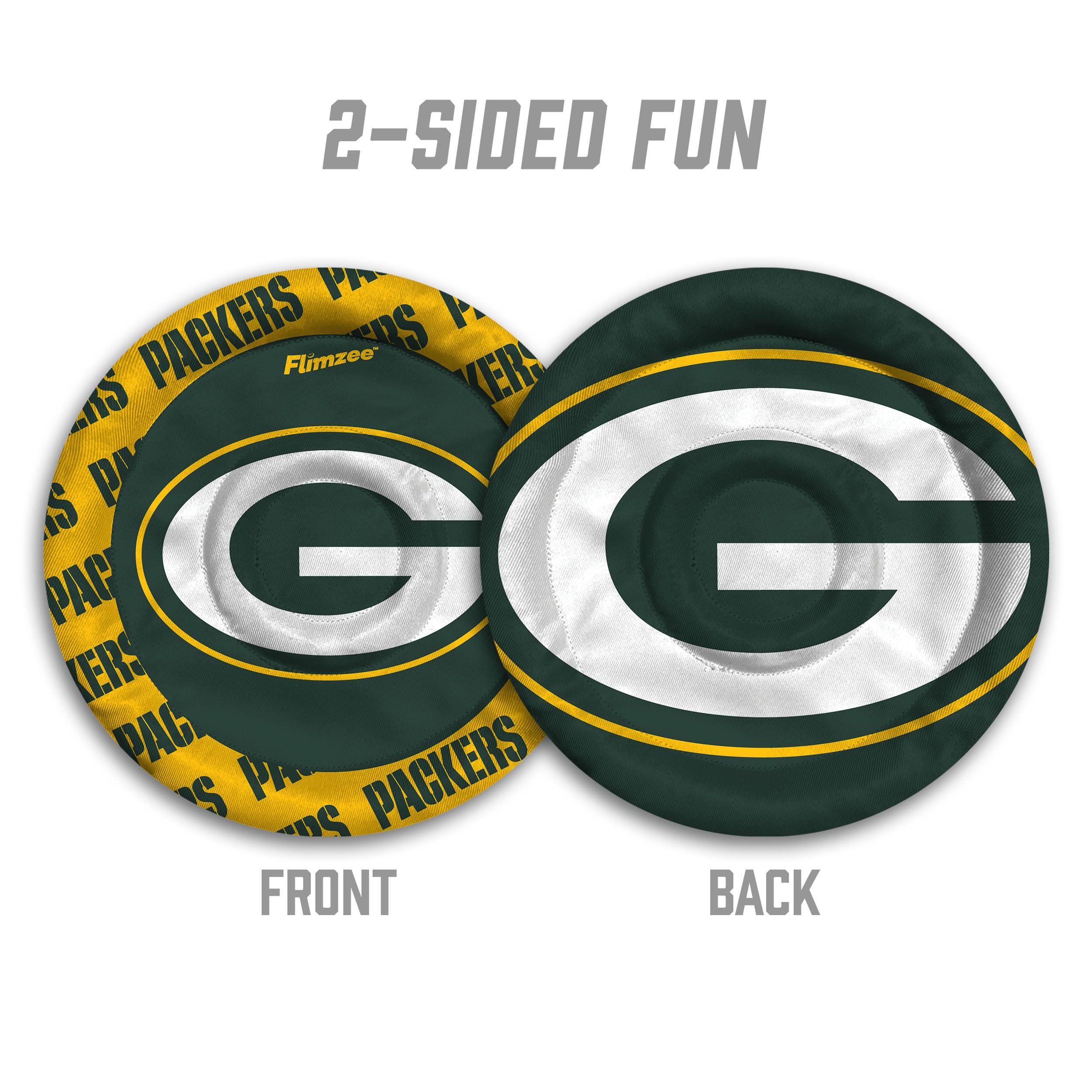 YouTheFan NFL Green Bay Packers Flimzee Bean-Bag Flying Disc - Sports Collectibles, Sports Memorabilia, Sports Fan Shop, Sports Gifts