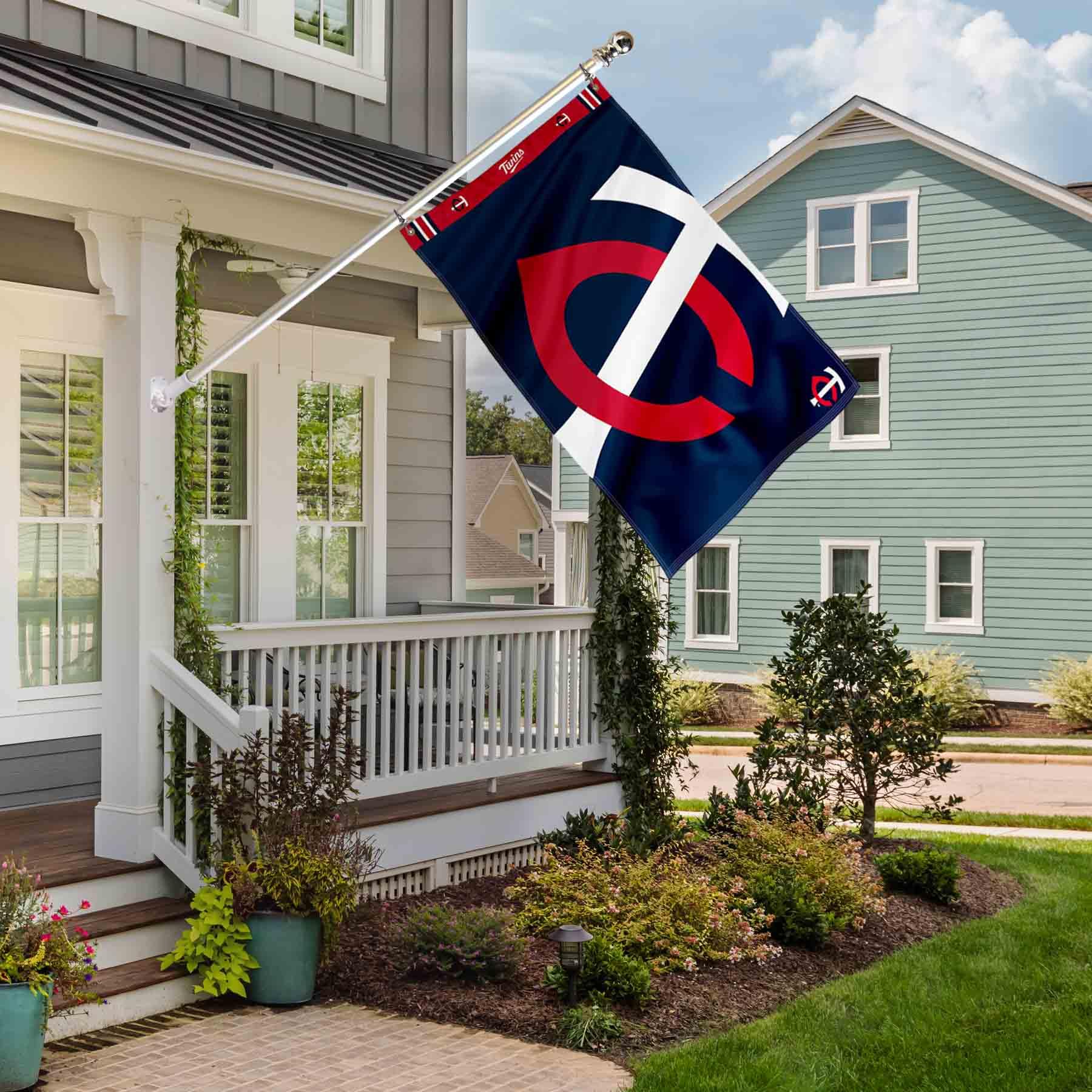 WinCraft Minnesota Twins Printed Header Flag 3x5 Banner - Sports Collectibles, Sports Memorabilia, Sports Fan Shop, Sports Gifts