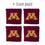 YouTheFan NCAA Minnesota Golden Gophers Cornhole Bags - 4PK - Maroon - Sports Collectibles, Sports Memorabilia, Sports Fan Shop, Sports Gifts