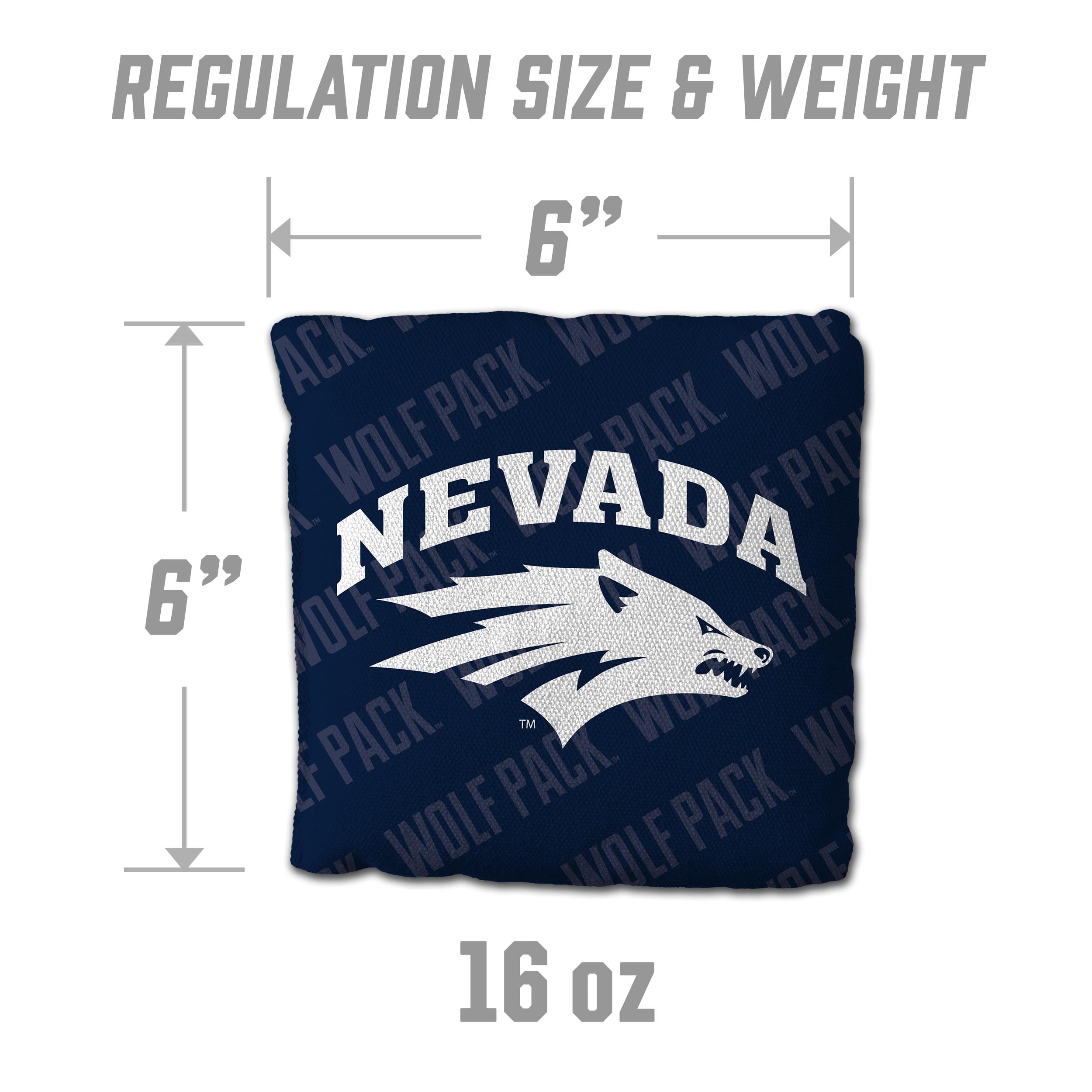 YouTheFan NCAA Nevada Wolf Pack Cornhole Bags - 4PK - Blue - Sports Collectibles, Sports Memorabilia, Sports Fan Shop, Sports Gifts