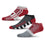 For Bare Feet NFL TAMPA BAY BUCCANEERS Stripe Stack 3 Pack Ankle Sock Team Colors Large - Sports Gifts, Sports Memorabilia, Sports Collectibles, Fan Shop