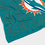 Pegasus Sports NFL Echo Team Wordmark Plush Blanket- Miami Dolphins Team Color 60x70 - Sports Gifts, Sports Memorabilia, Sports Collectibles, Fan Shop