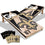 YouTheFan NFL New Orleans Saints 2’ x 4’ Professional Wood Cornhole Game with Logo Bags - Sports Collectibles, Sports Memorabilia, Sports Fan Shop, Sports Gifts