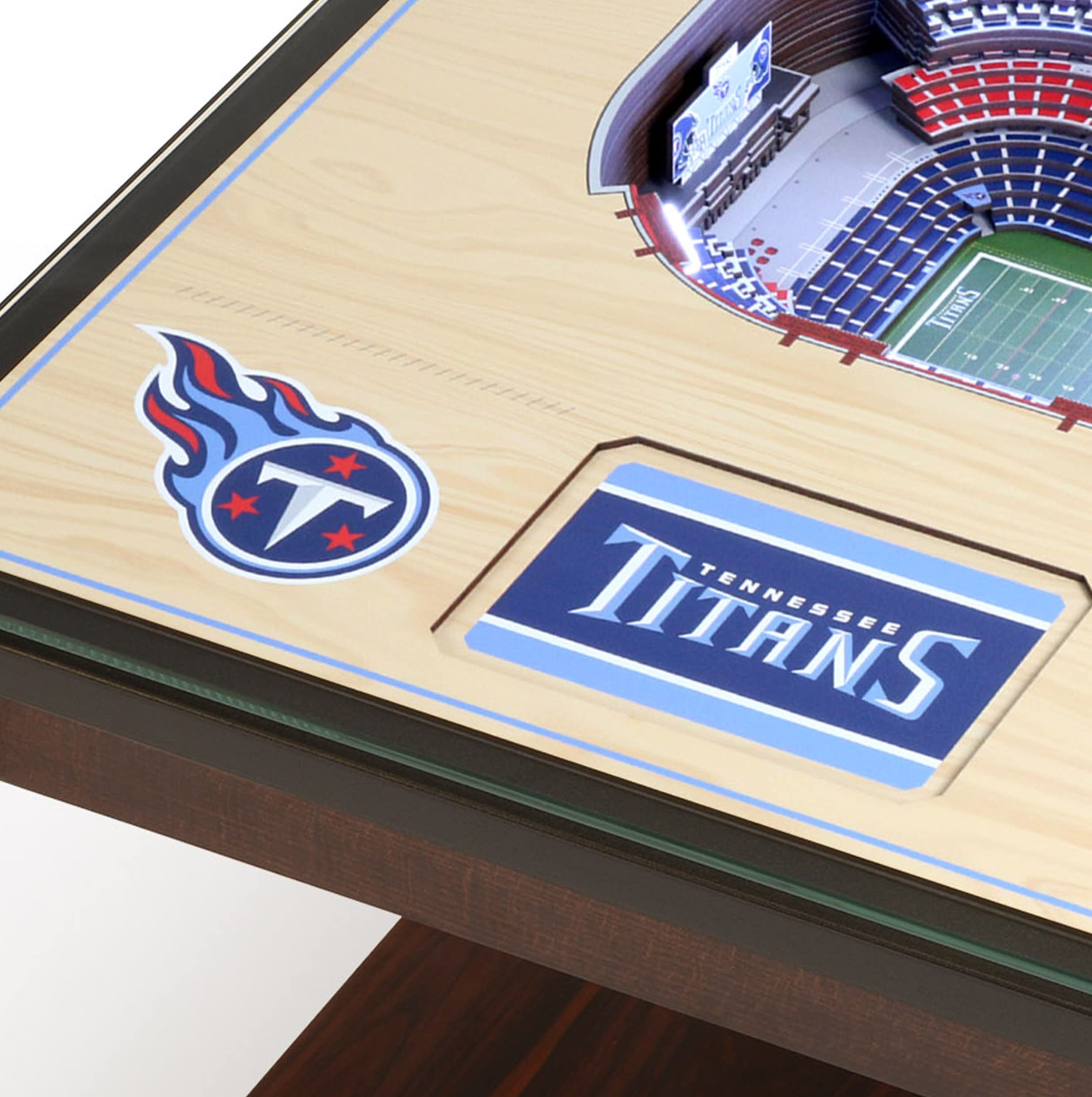 YouTheFan NFL Tennessee Titans 25-Layer StadiumViews Lighted End Table - Nissan Stadium - Sports Collectibles, Sports Memorabilia, Sports Fan Shop, Sports Gifts