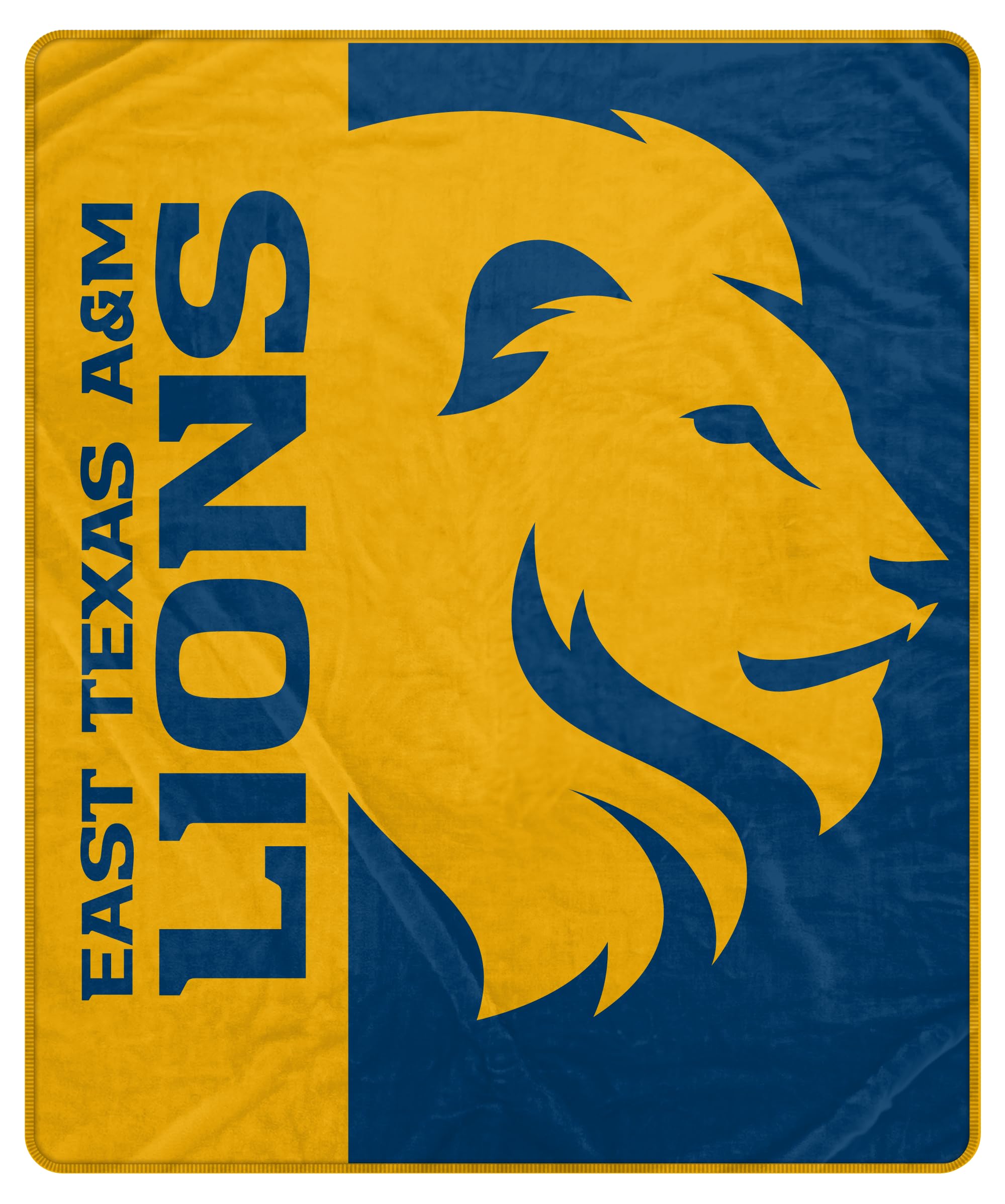 Proformance Home NCAA Texas A&M Commerce Lions Endzone Ultra Soft Tailgate Throw - Sports Gifts, Sports Memorabilia, Sports Collectibles, Fan Shop