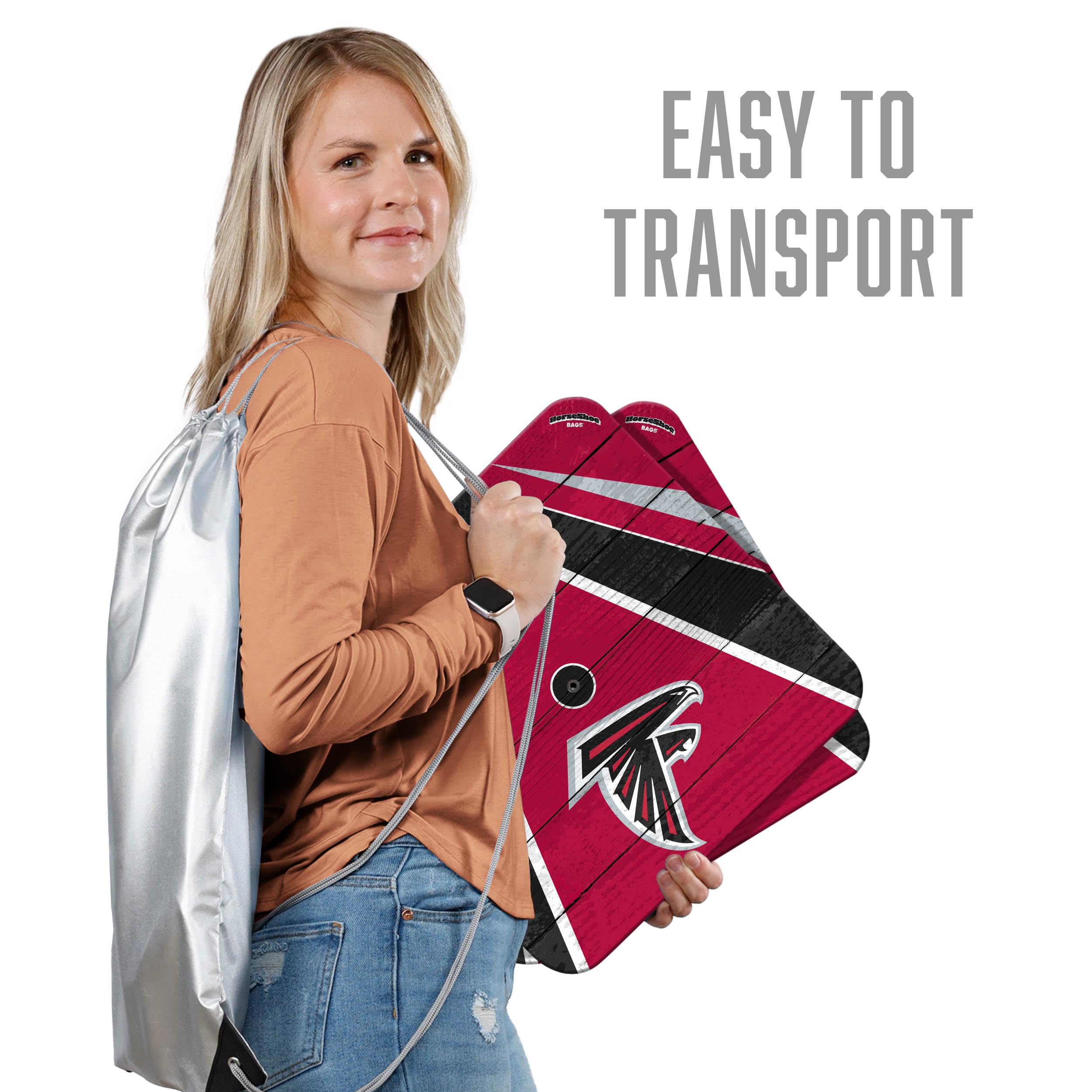 YouTheFan NFL Atlanta Falcons Horseshoe Bags Game - Sports Collectibles, Sports Memorabilia, Sports Fan Shop, Sports Gifts