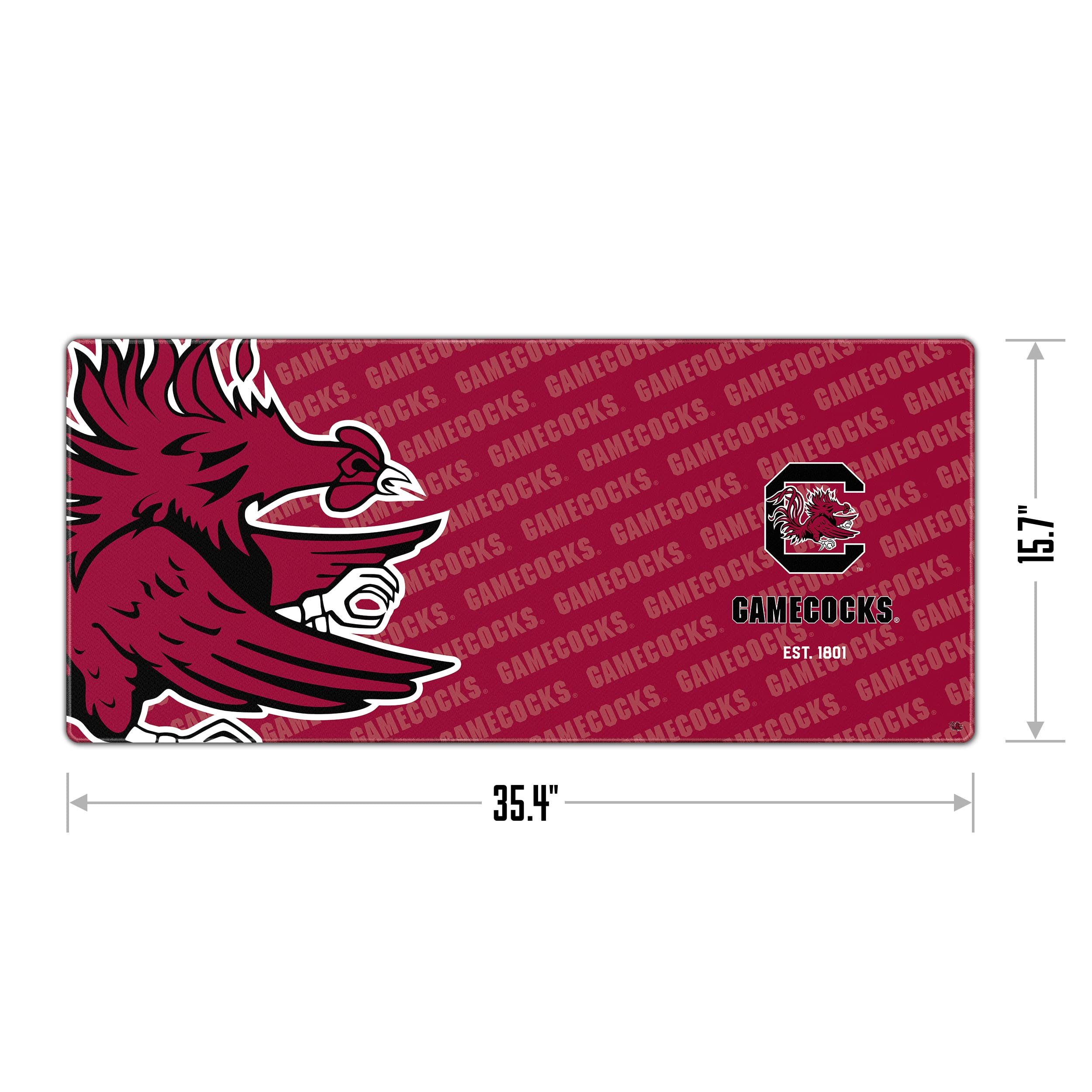YouTheFan NCAA South Carolina Gamecocks Logo Series Desk Pad - Sports Collectibles, Sports Memorabilia, Sports Fan Shop, Sports Gifts