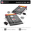 Wild Sports 2'x3' MDF Wood NFL Cornhole Set - Grey Wood Design - Convenient Carry Handles and 8 Premium Bean Bags - Great for Tailgate Parties! - Sports Collectibles, Sports Memorabilia, Sports Fan Shop, Sports Gifts
