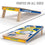 YouTheFan NFL Los Angeles Rams 2’ x 4’ Professional Wood Cornhole Game with Logo Bags - Sports Collectibles, Sports Memorabilia, Sports Fan Shop, Sports Gifts
