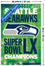 NFL Seattle Seahawks - Super Bowl LX Team Logo Wall Poster, 34L" x 22.4W", Premium Unframed Version - Sports Gifts, Sports Memorabilia, Sports Collectibles, Fan Shop