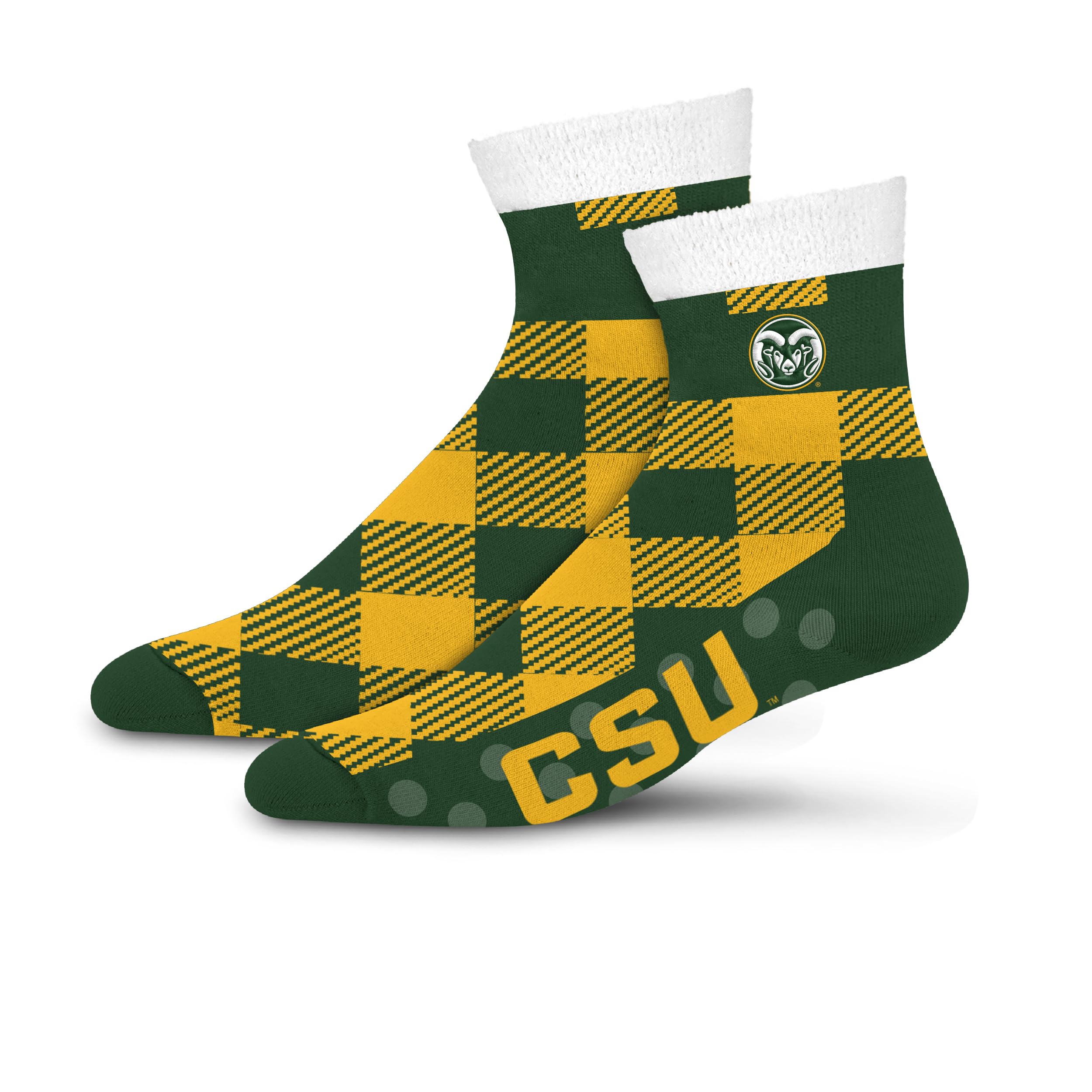 For Bare Feet NCAA COLORADO STATE RAMS Cozy Buff Plush Cabin Sock Team Color OSFM - Sports Gifts, Sports Memorabilia, Sports Collectibles, Fan Shop