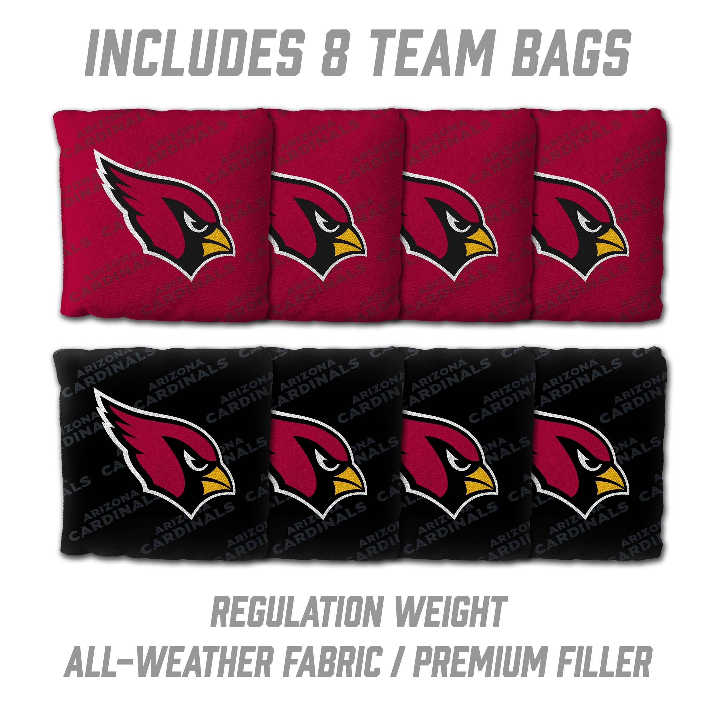 YouTheFan NFL Arizona Cardinals 2’ x 3’ Wood Cornhole Game with Logo Bags - Sports Collectibles, Sports Memorabilia, Sports Fan Shop, Sports Gifts