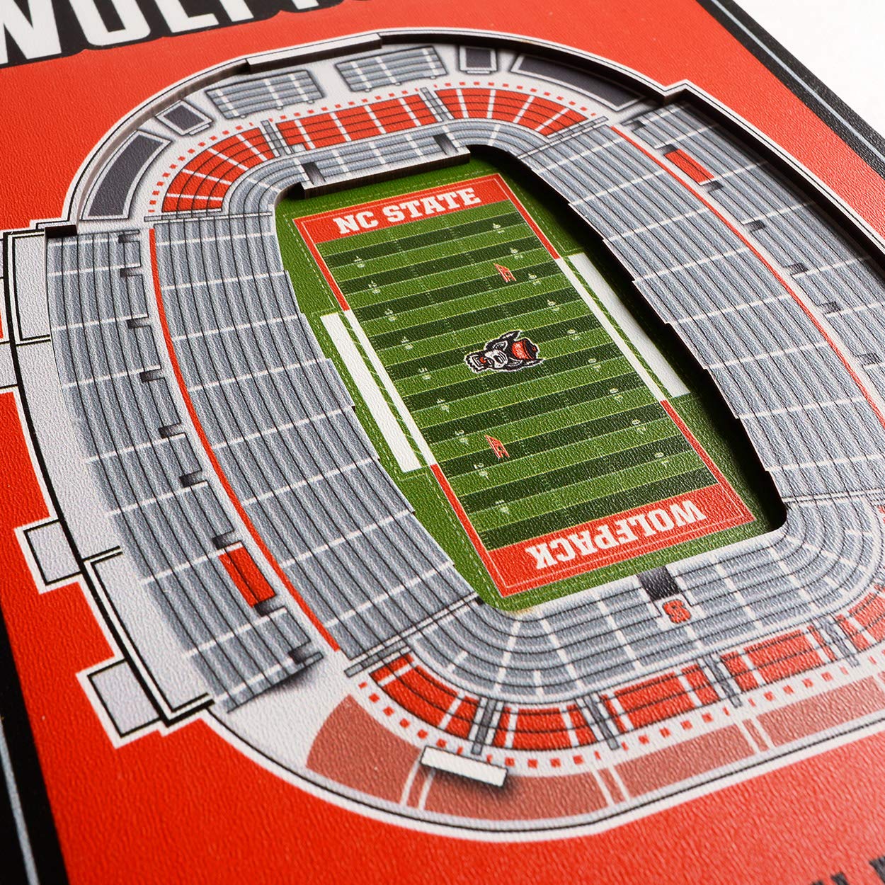 YouTheFan NCAA NC State Wolfpack 3D Stadium 8x32 Banner - Finley Stadium - Sports Collectibles, Sports Memorabilia, Sports Fan Shop, Sports Gifts