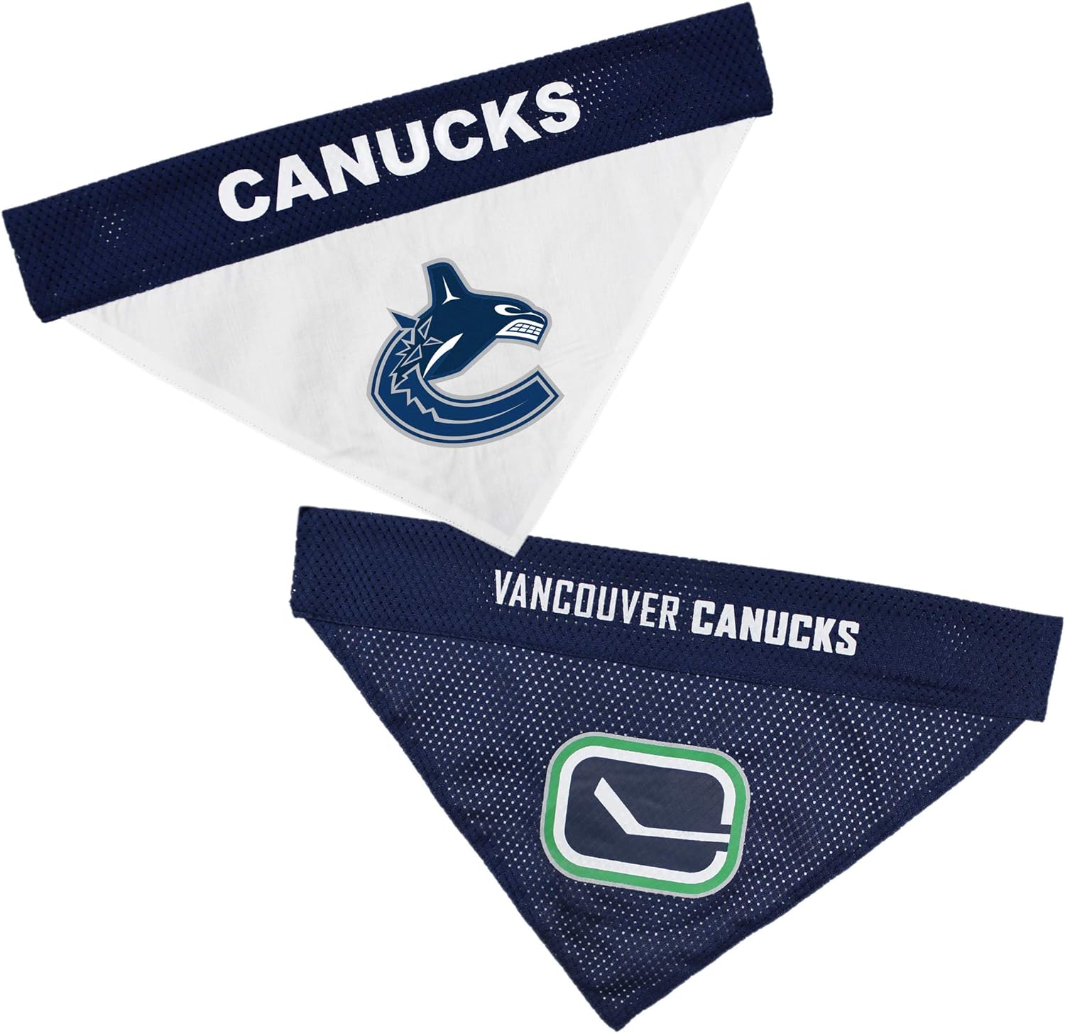 Vancouver Canucks Reversible Bandana Pets First - Sports Collectibles, Sports Memorabilia, Sports Fan Shop, Sports Gifts