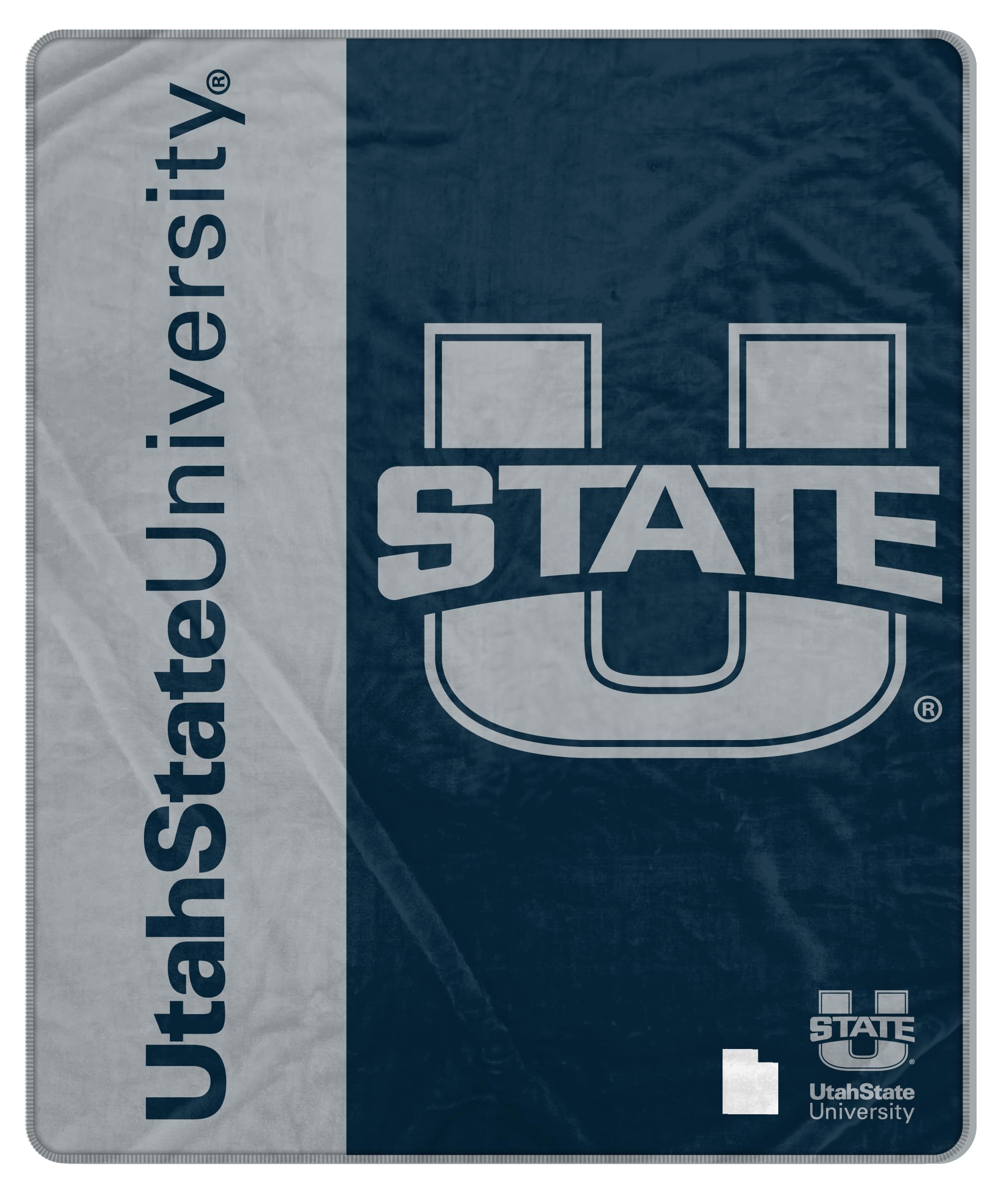 Proformance Home NCAA Utah State Aggies Endzone Ultra Soft Tailgate Throw - Sports Gifts, Sports Memorabilia, Sports Collectibles, Fan Shop