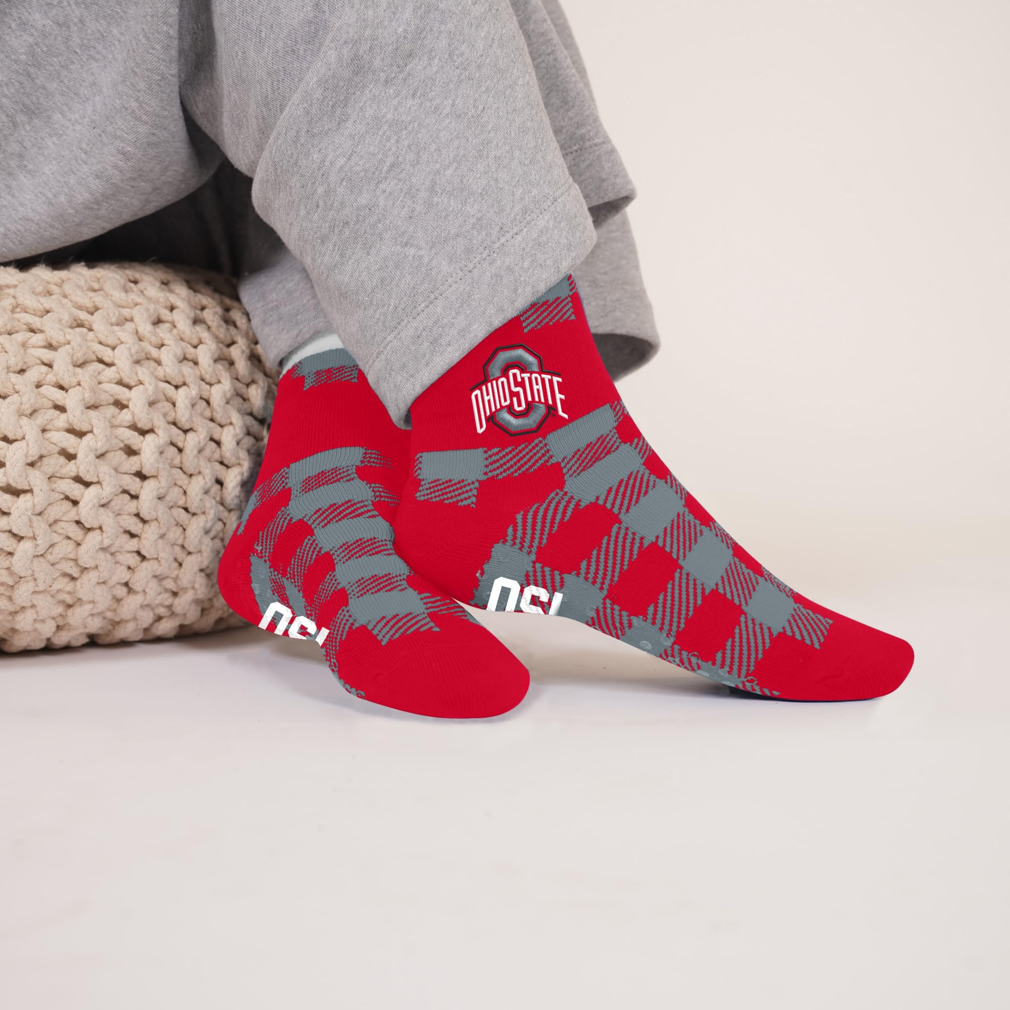 For Bare Feet NCAA OHIO STATE BUCKEYES Cozy Buff Plush Cabin Sock Team Color OSFM - Sports Gifts, Sports Memorabilia, Sports Collectibles, Fan Shop