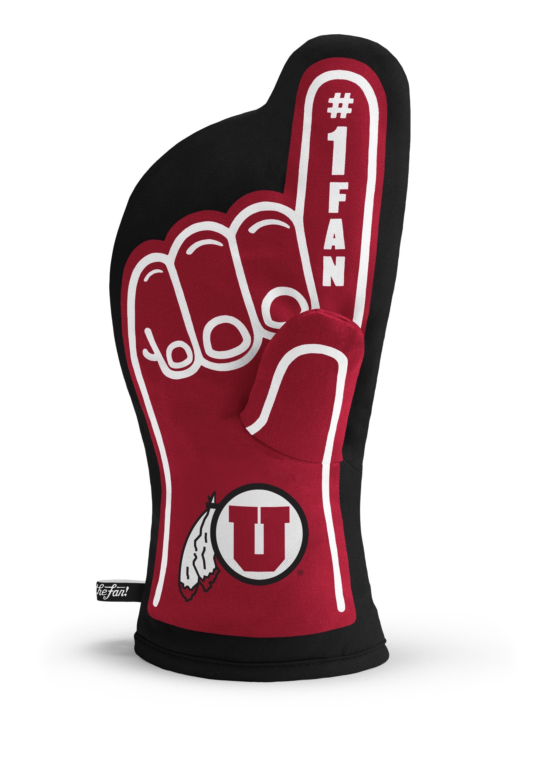 YouTheFan NCAA Utah Utes #1 Oven Mitt, Team Color, 13.25" x 6.5" - Sports Collectibles, Sports Memorabilia, Sports Fan Shop, Sports Gifts