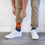 For Bare Feet NFL CHICAGO BEARS Elevate Premium Dress Crew Sock Team Color Large - Sports Gifts, Sports Memorabilia, Sports Collectibles, Fan Shop