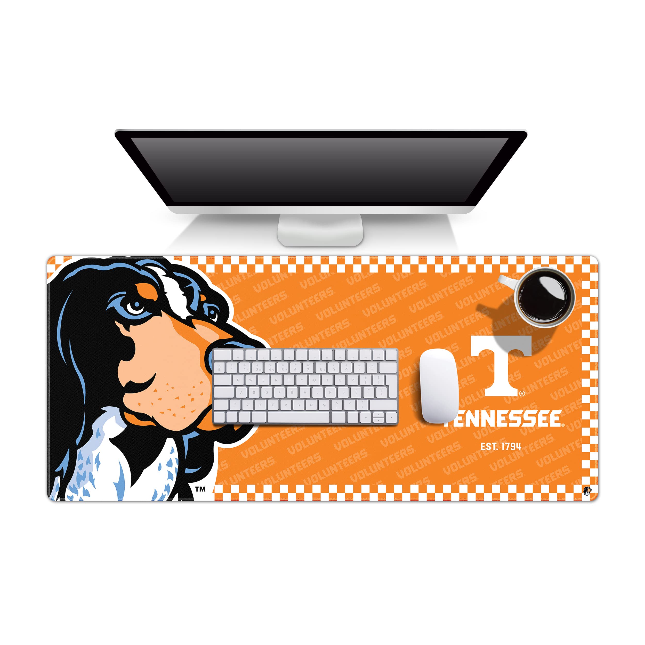 YouTheFan NCAA Tennessee Volunteers Logo Series Desk Pad - Sports Collectibles, Sports Memorabilia, Sports Fan Shop, Sports Gifts