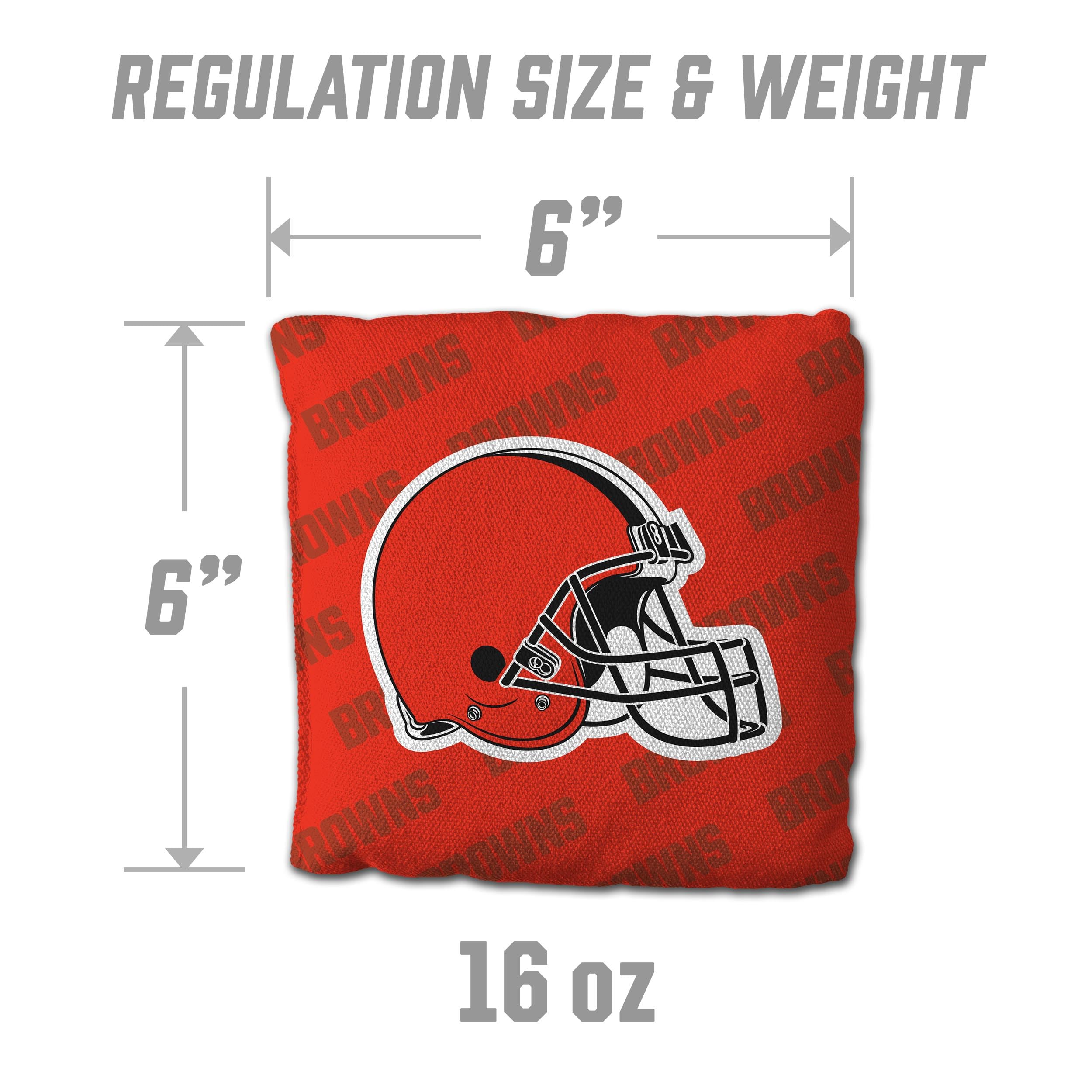 YouTheFan NFL Cleveland Browns Cornhole Bags - 4PK - Orange - Sports Collectibles, Sports Memorabilia, Sports Fan Shop, Sports Gifts