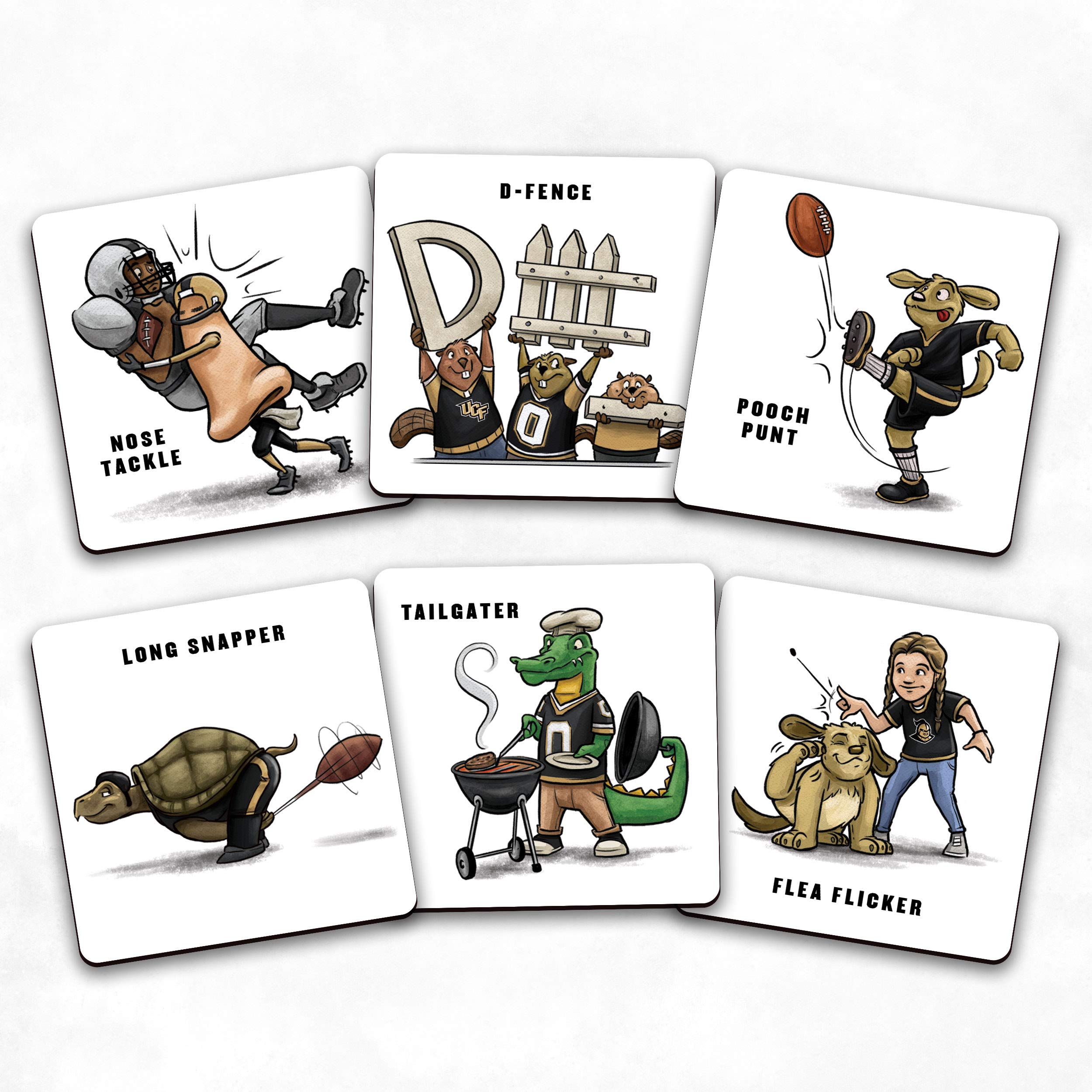YouTheFan NCAA Central Florida Knights Licensed Memory Match Game - Sports Collectibles, Sports Memorabilia, Sports Fan Shop, Sports Gifts