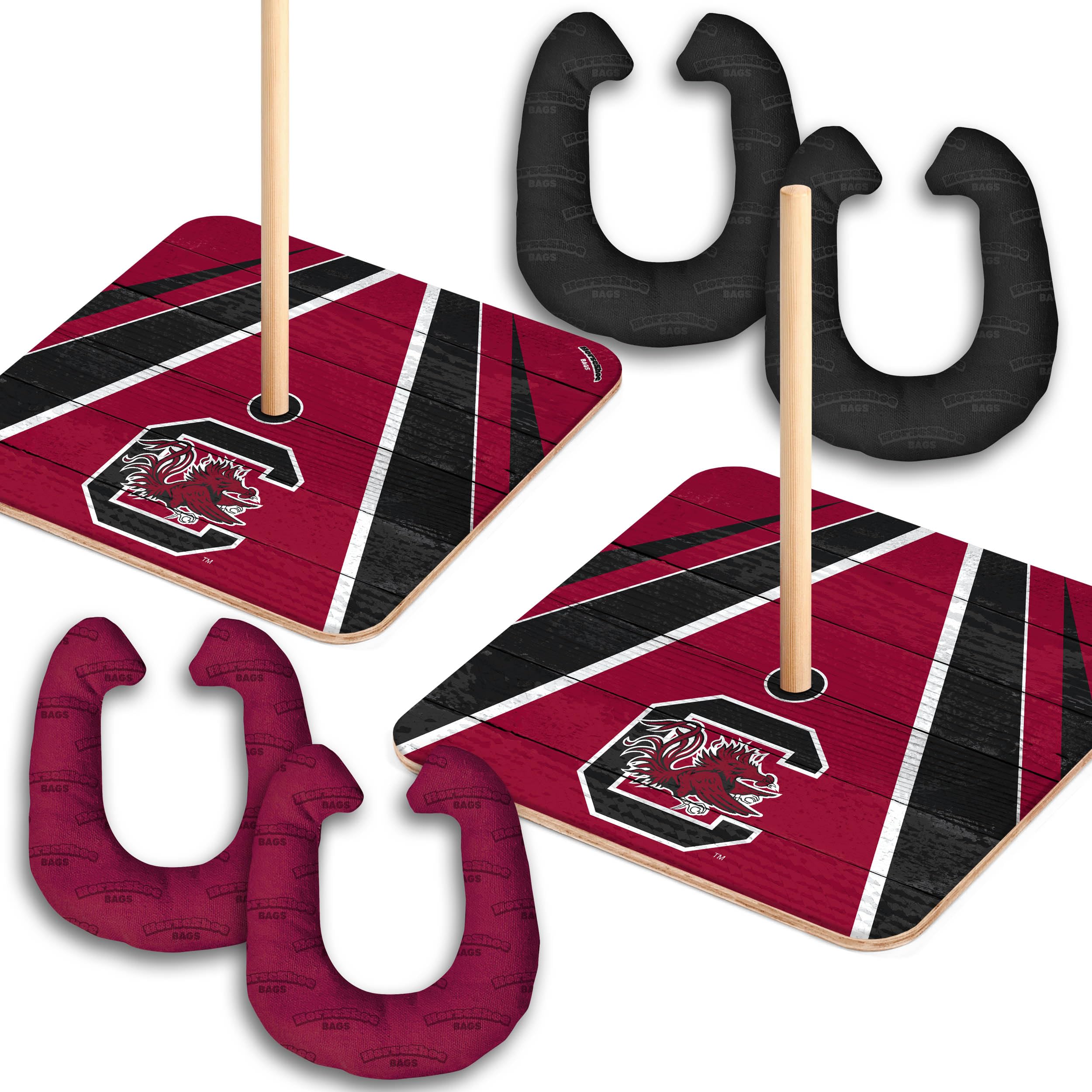 YouTheFan NCAA South Carolina Gamecocks Horseshoe Bags - Sports Collectibles, Sports Memorabilia, Sports Fan Shop, Sports Gifts