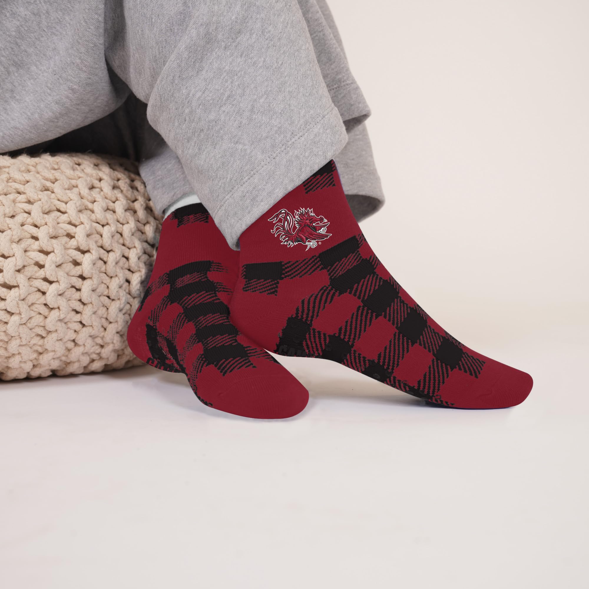 For Bare Feet NCAA SOUTH CAROLINA GAMECOCKS Cozy Buff Plush Cabin Sock Team Color OSFM - Sports Gifts, Sports Memorabilia, Sports Collectibles, Fan Shop