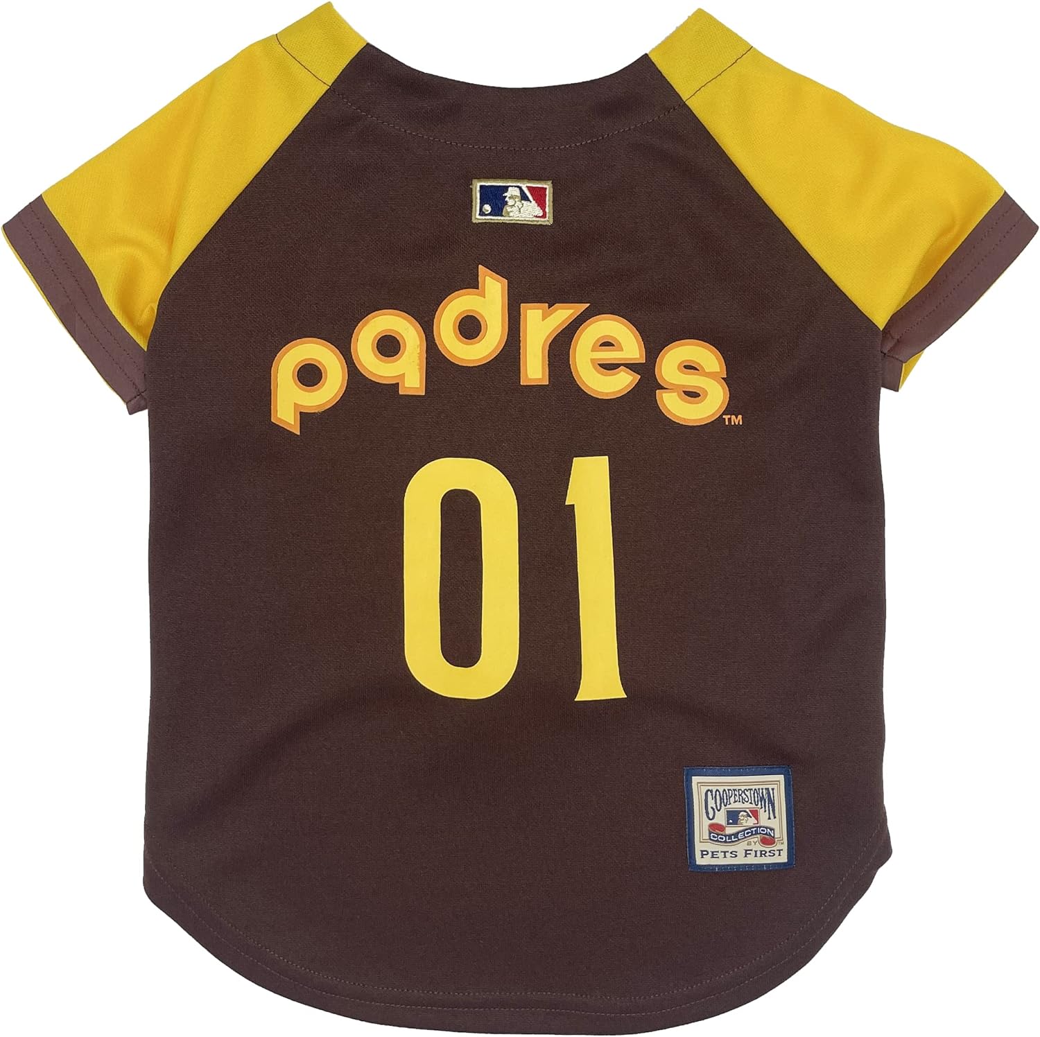 San Diego Padres Dog Throwback Jersey - Pets First - Sports Collectibles, Sports Memorabilia, Sports Fan Shop, Sports Gifts