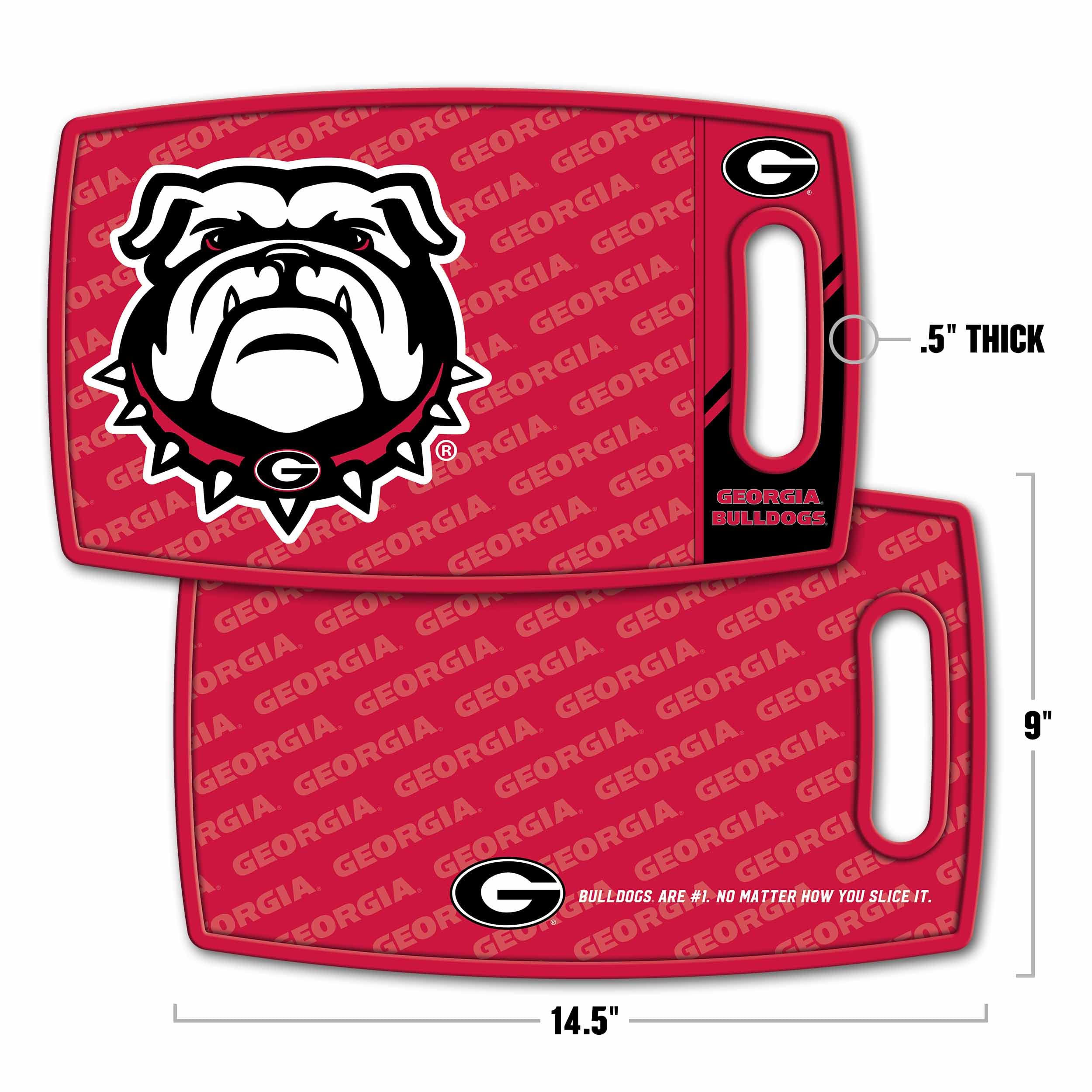YouTheFan NCAA Georgia Bulldogs Logo Series Cutting Board - Sports Collectibles, Sports Memorabilia, Sports Fan Shop, Sports Gifts