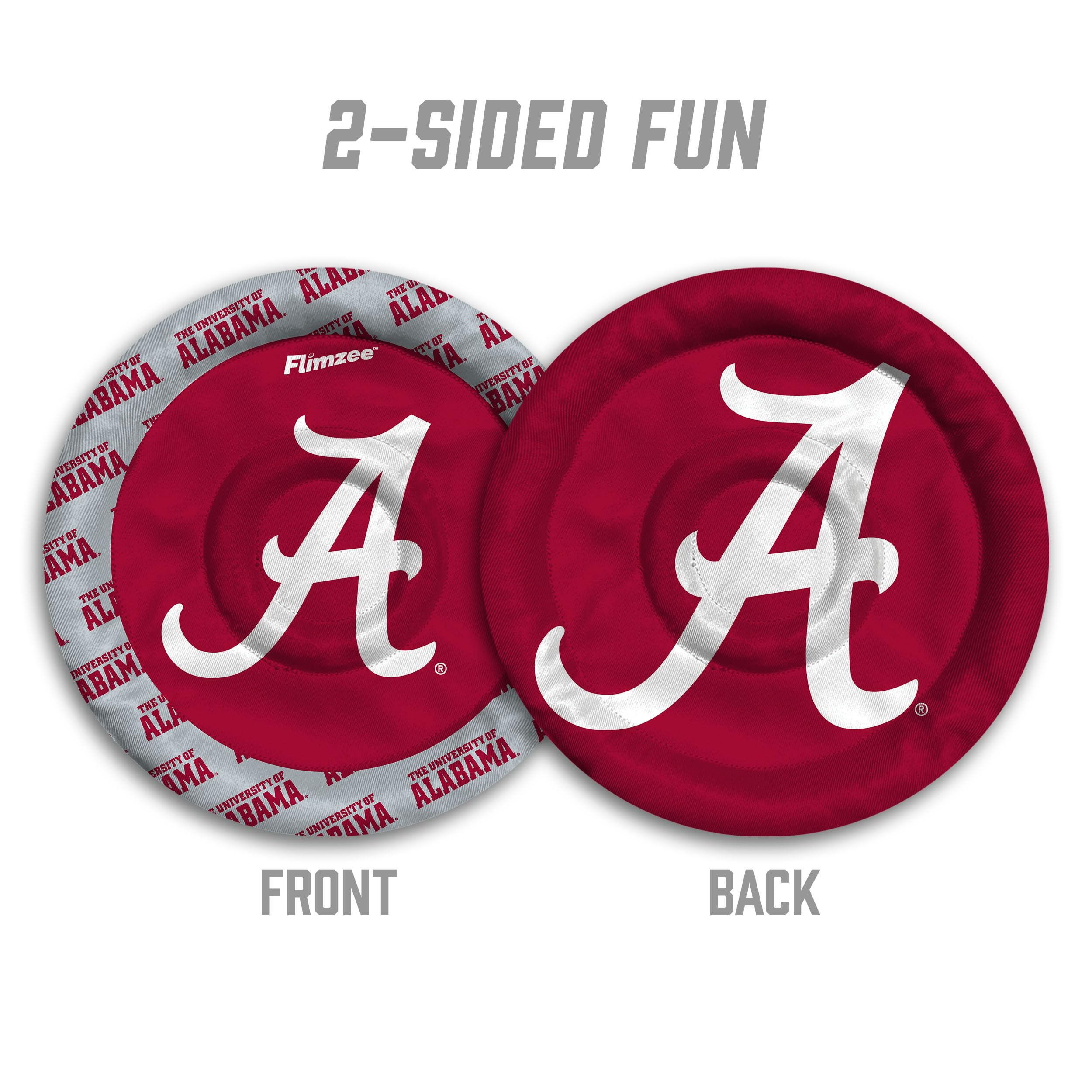 YouTheFan NCAA Alabama Crimson Tide Flimzee Bean-Bag Flying Disc - Sports Collectibles, Sports Memorabilia, Sports Fan Shop, Sports Gifts