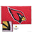 WinCraft Arizona Cardinals Embroidered Nylon Flag - Sports Collectibles, Sports Memorabilia, Sports Fan Shop, Sports Gifts