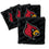YouTheFan NCAA Louisville Cardinals Cornhole Bags - 4PK - Black - Sports Collectibles, Sports Memorabilia, Sports Fan Shop, Sports Gifts